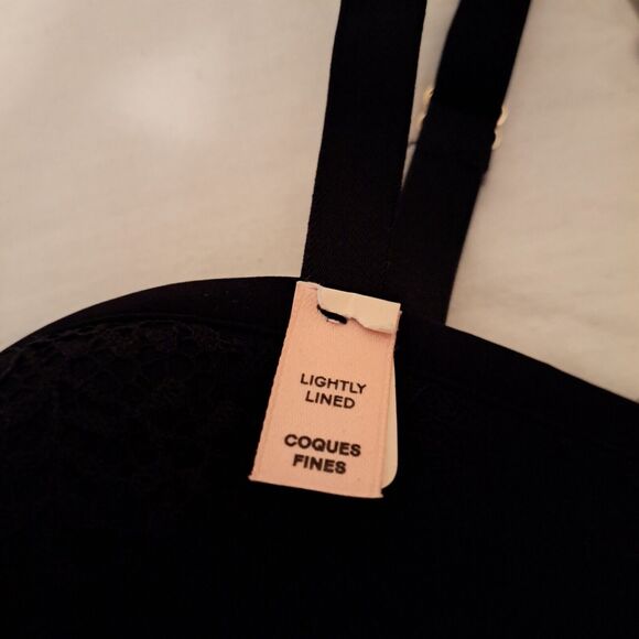 Etam IDOLE Bra No.4 Classique Lightly Lined Demi Bra Anthracite‎ 38D - Picture 15 of 16